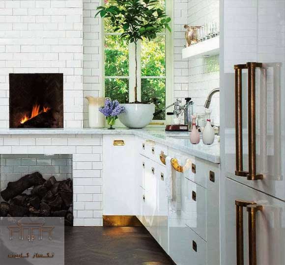 دستگیره های کابینت آشپزخانه از جنس مس