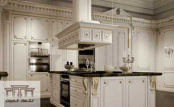 کابینت ممبران سفید طلایی